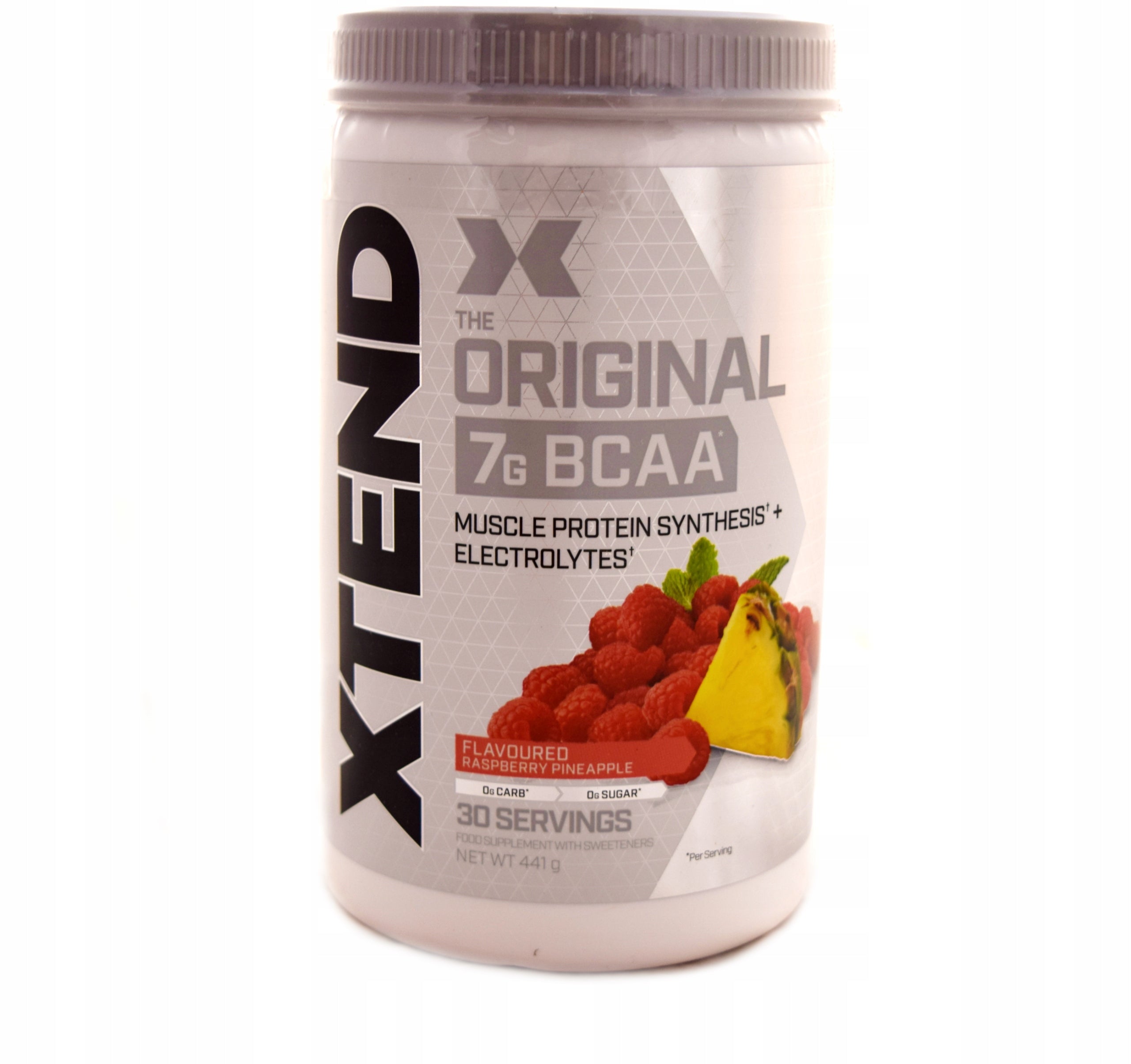 Xtend Raspberry Pineapple Amino Acids Powder 441g Packaging status original