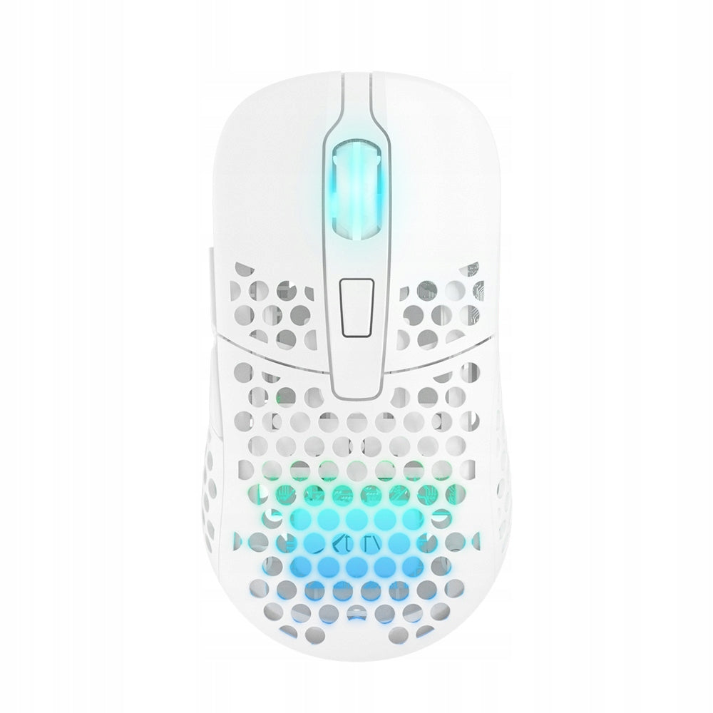 Xtrfy M42 Wireless GAMING MOUSE White RGB Gaming Mouse For Gamer