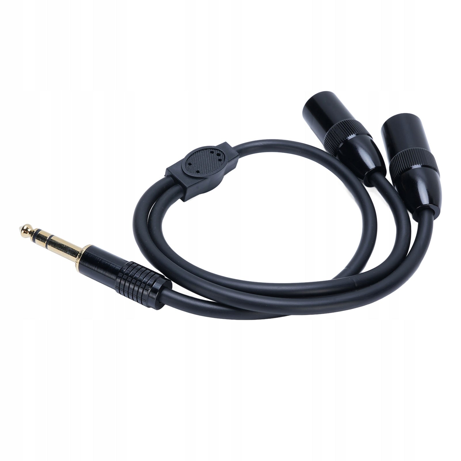 Y splitter cable, solid PVC cover, 6,35mm plug for XLR cable, Brand no brand