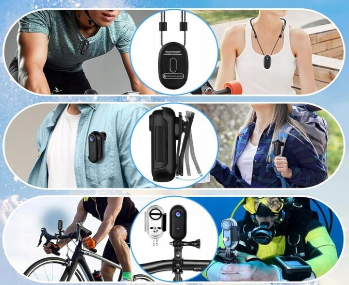 Y2957 VUTLACE Sports Camera 1080P Mini, Camera with Handle + ACCESSORIES Brand no brand