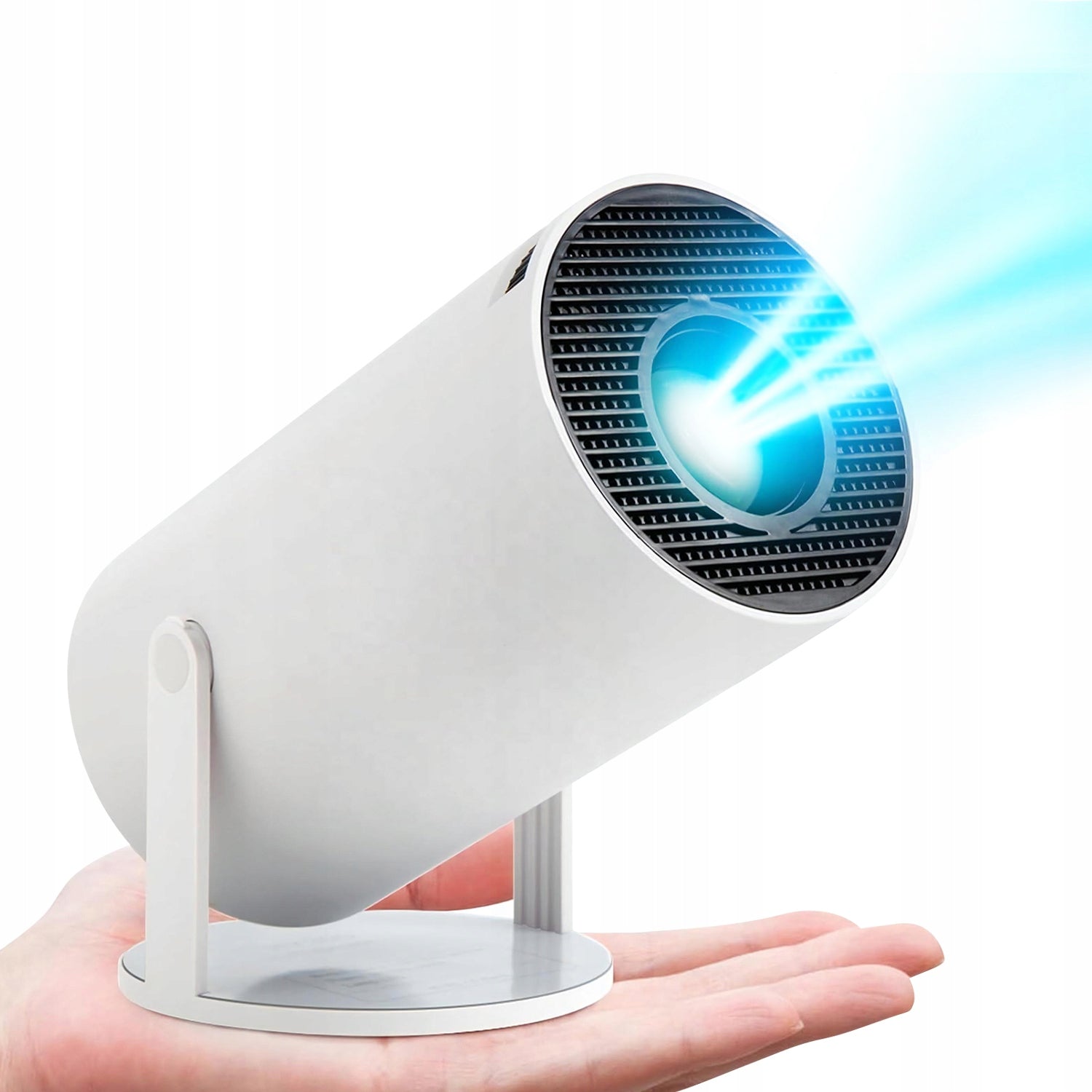 Y4 PRO YOTON PORTABLE LED PROJECTOR 1280x720 130 INCH Wi-Fi WHITE SPEAKER