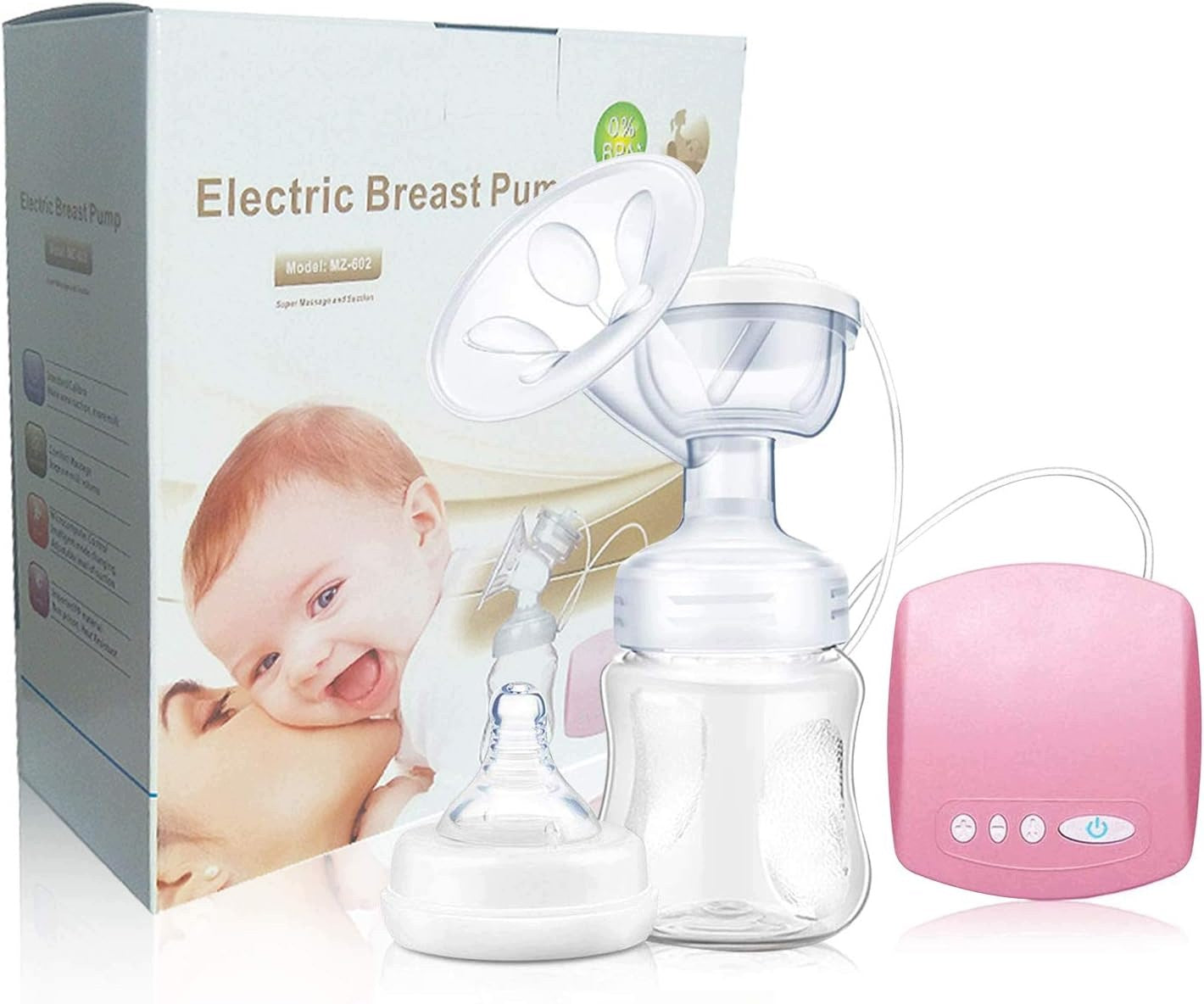 YABTF BPA FREE wireless electric breast pump
