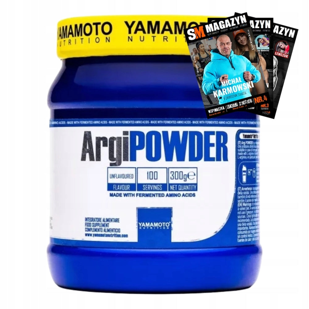 YAMAMOTO ARGI POWDER 300 G – PURE L-ARGININE POWDER FOR ATHLETES