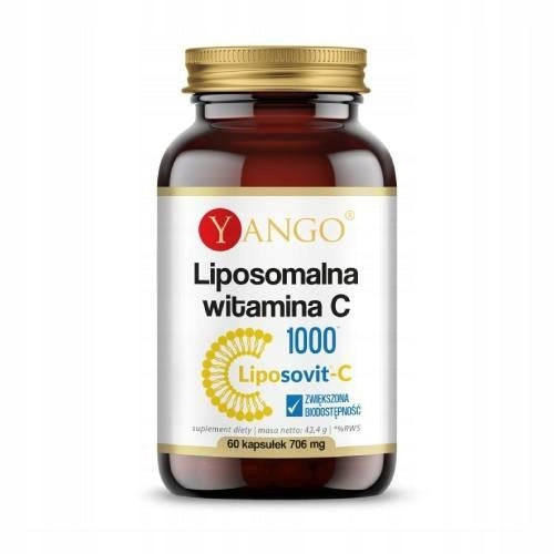 YANGO Liposomal vitamin C 1000 mg, immune system, 60 capsules