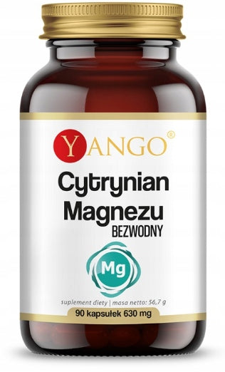 YANGO Magnesium citrate anhydrous 630mg 90 capsules