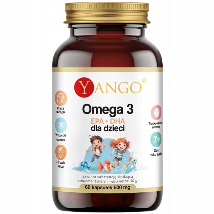 YANGO Omega 3 EPA + DHA for children 60 capsules