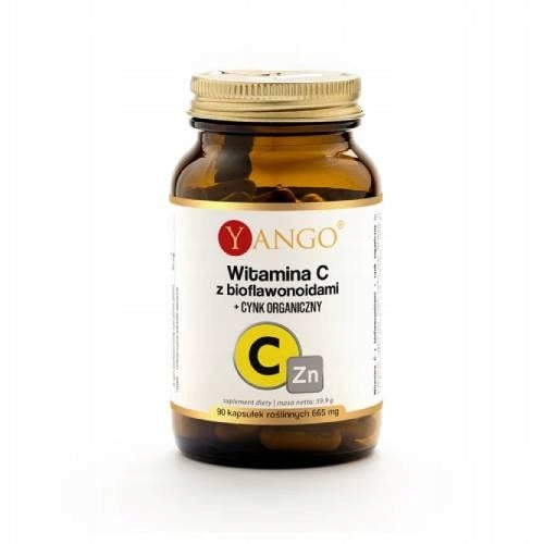 YANGO Vitamin C with bioflavonoids + ZINC, 90 capsules