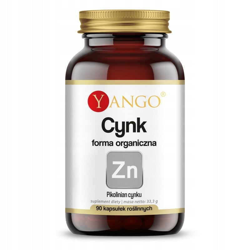 YANGO Zinc 90 capsules RESISTANCE ZINC PICOLINATE