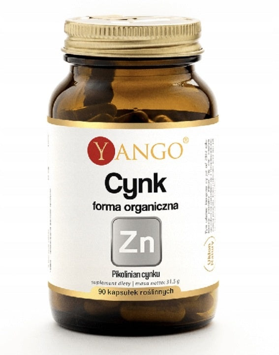 YANGO Zinc 90 capsules organic form