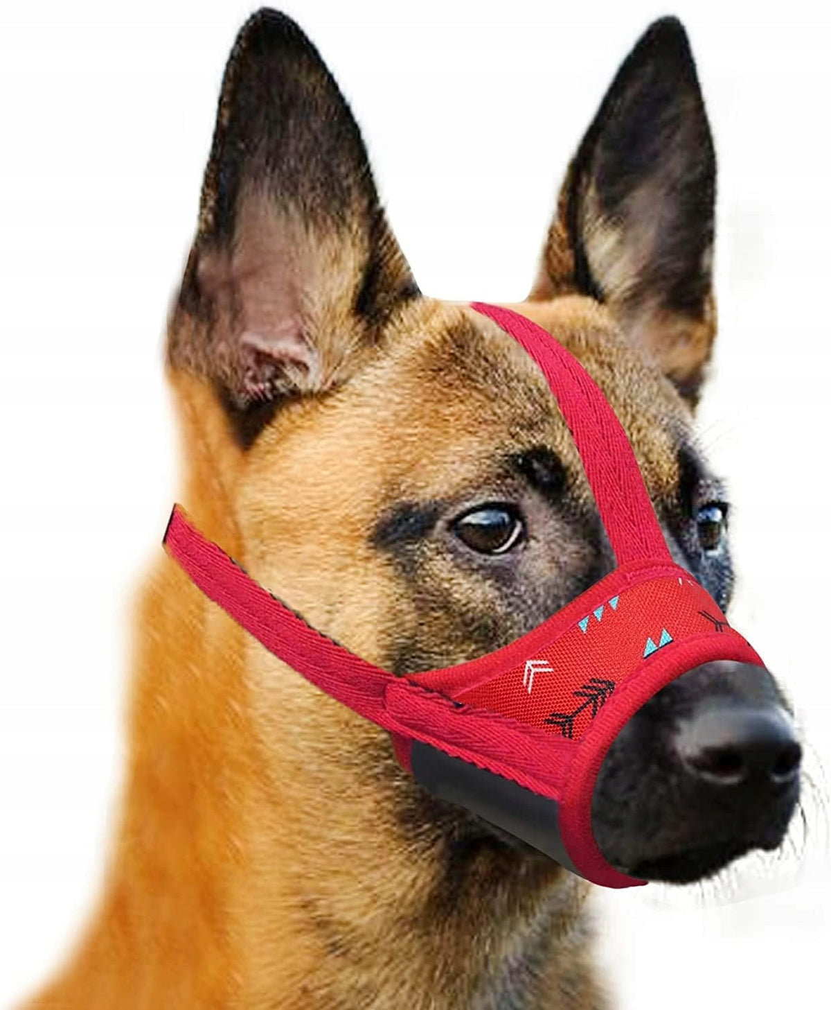 YAODHAOD dog muzzle super soft nylon anti-bite r M