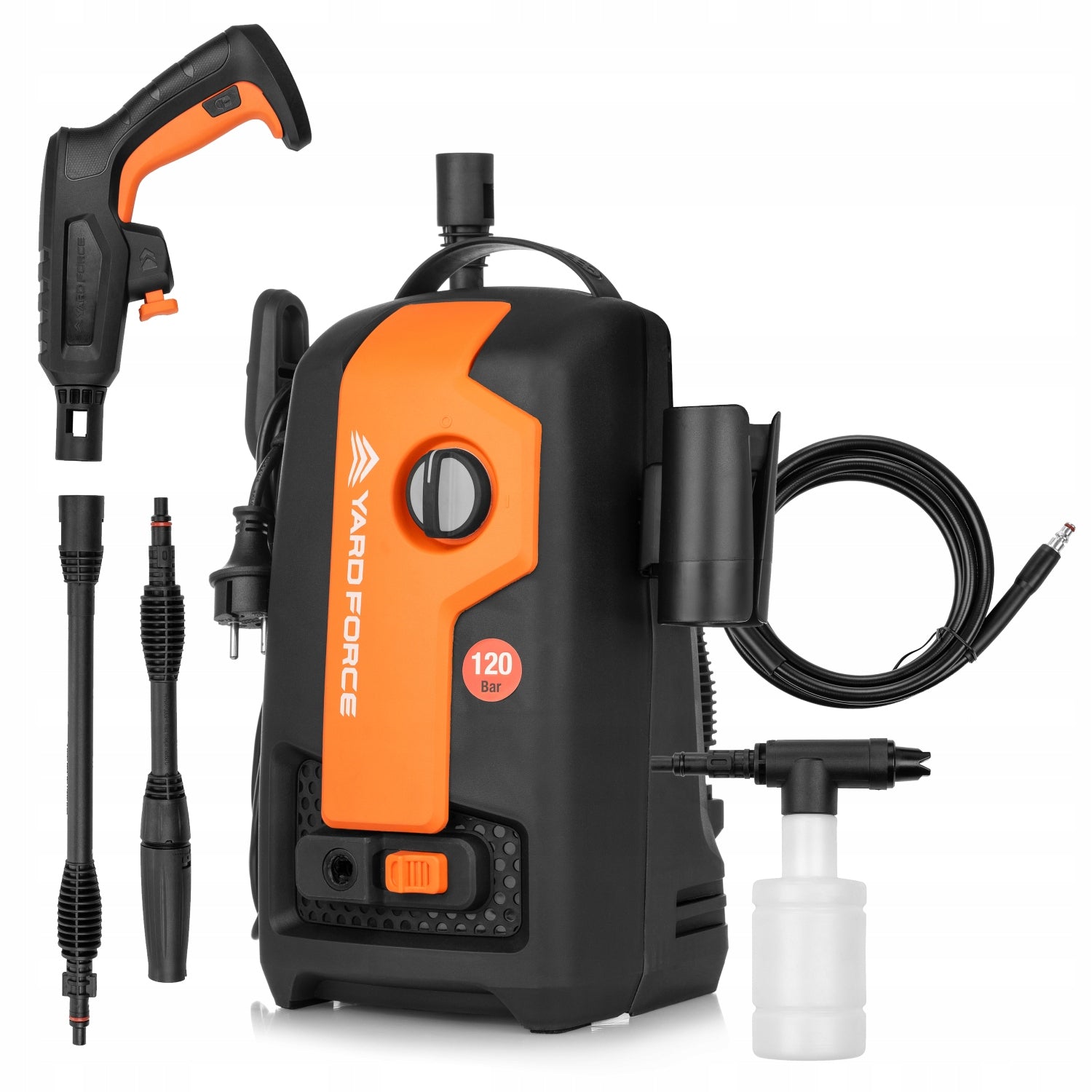 YARDFORCE PRESSURE WASHER 120BAR PUMP ALUMINIUM 1600 IN 400L/H