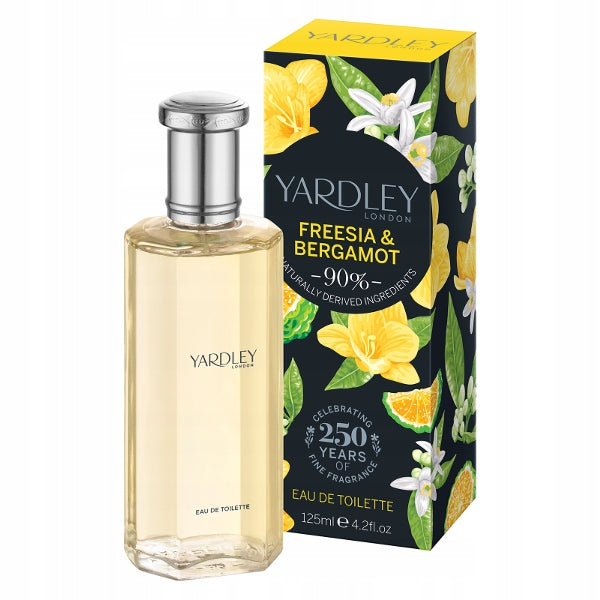 YARDLEY eau de toilette women's EDT 125 ml FREESIA AND BERGAMOT