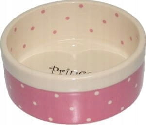 YARRO PINK CERAMIC BOWL FOR PRINCESS DOG