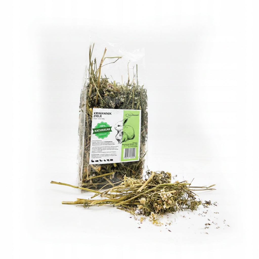 YARROW HERB NATURAL HERBS FOR RABBIT RODENTS DELICACY 100G Manufacturer code KRWAWNIK ZIELE 100 G