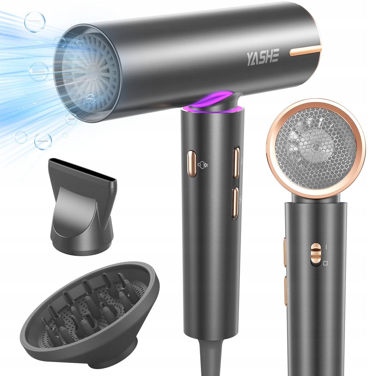YASHE Ionic Hair Dryer 110 000 RPM 1800 in Quick Drying Manufacturer code 6975939131757