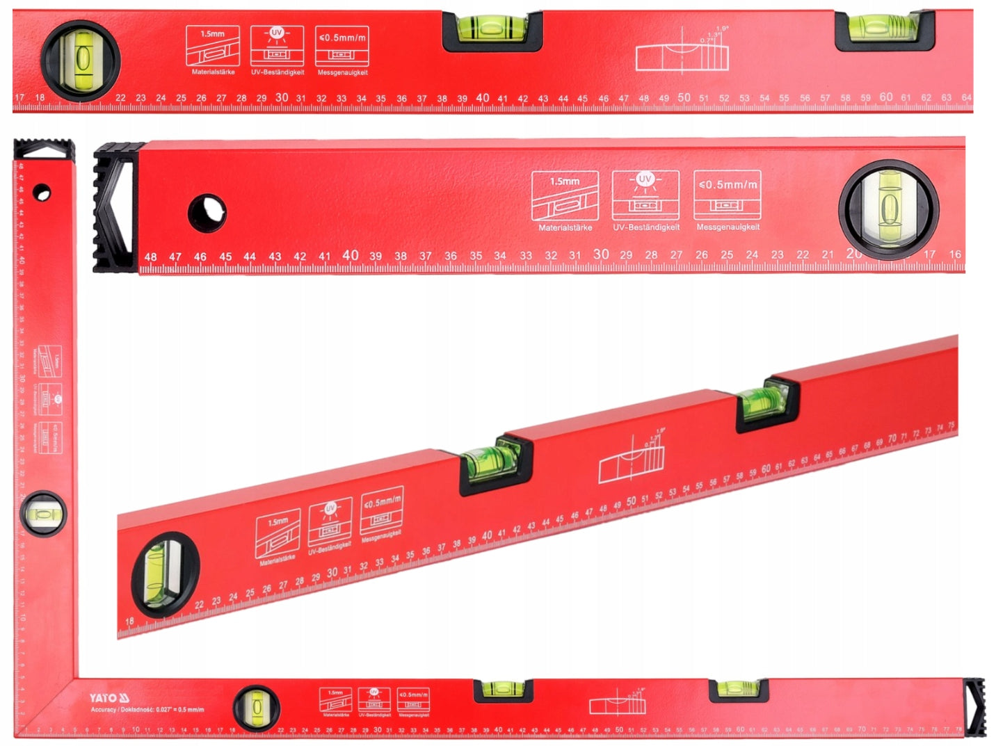 YATO ALUMINIUM ANGLE 1200X600MM YT-70749