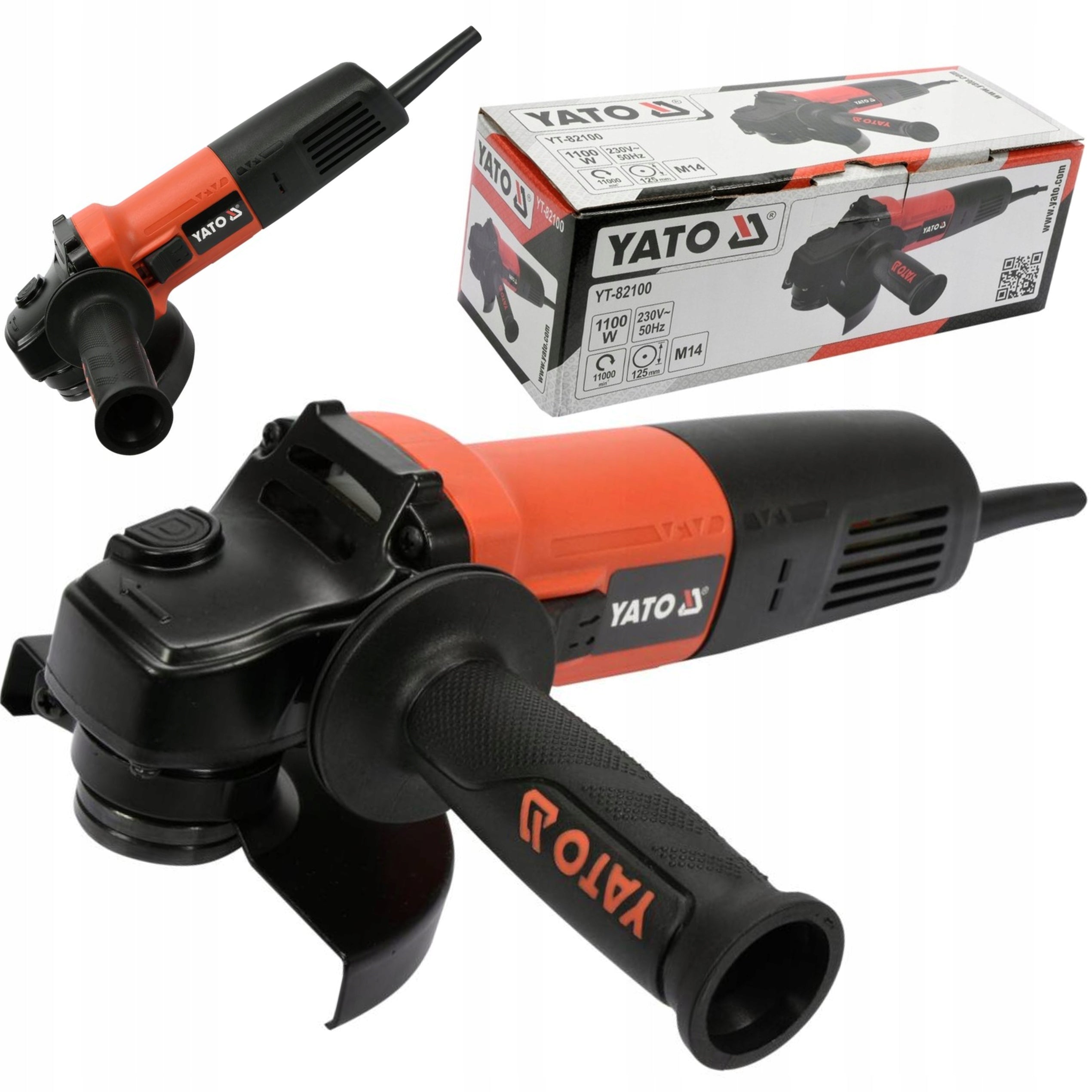 YATO ANGLE GRINDER 1100W ELECTRIC ANGLE POLISHER 125MM YT-82100