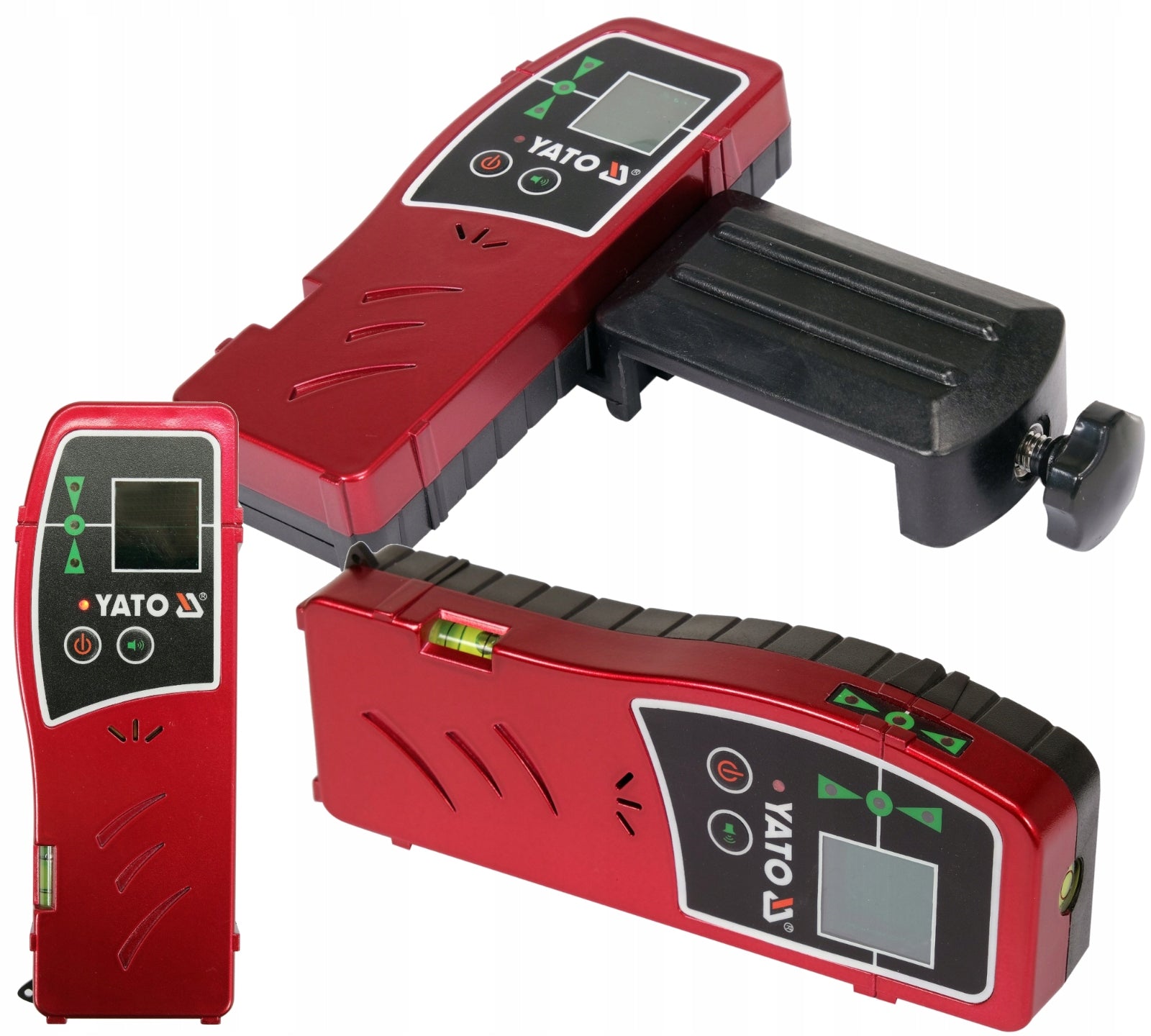 YATO DETECTOR RECEIVER FOR GREEN LASER 70M +HANDLE