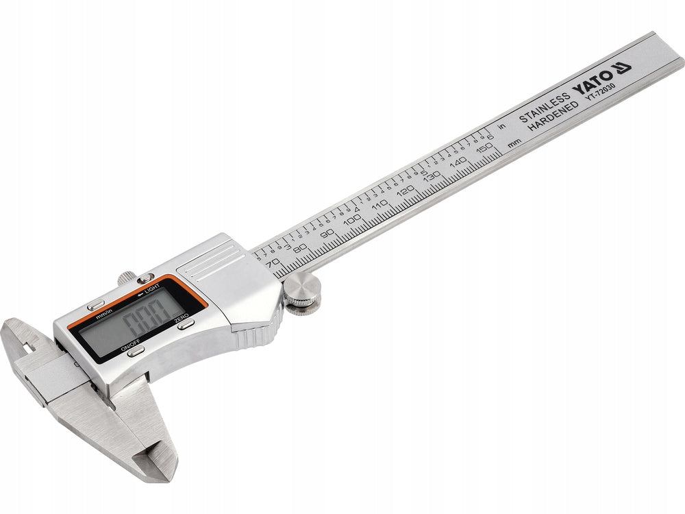 YATO Electronic caliper 150mm with backlit LCD screen YT-72030 Manufacturer code YT-72030