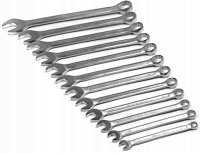 YATO FLAT EYE WRENCHES 8-22MM SET OF 12 PIECES