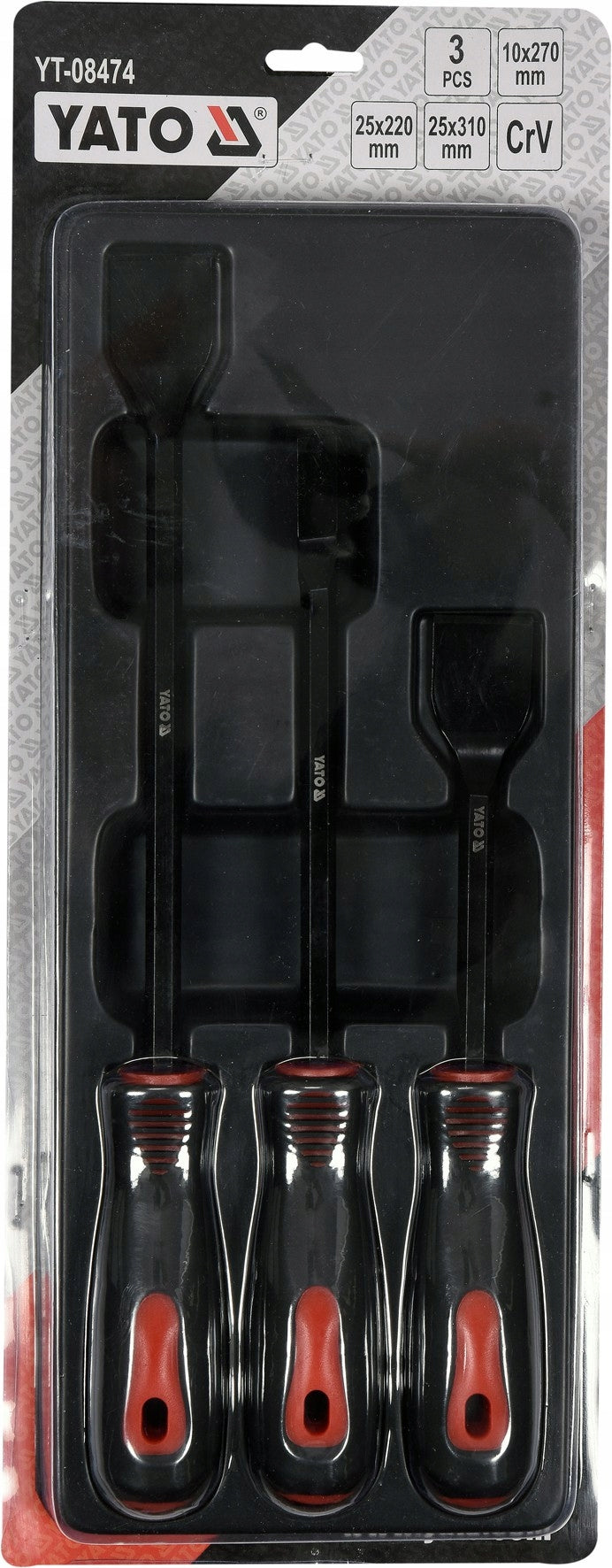 YATO GASKET SCRAPER SET Product weight with unit packaging 0.5 kg