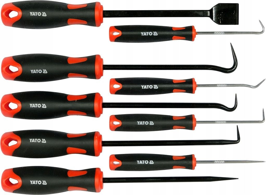 YATO HOOK SET WITH HANDLE 9 PART YT-08426 HOOKS HOOK EAN (GTIN) 5906083076039