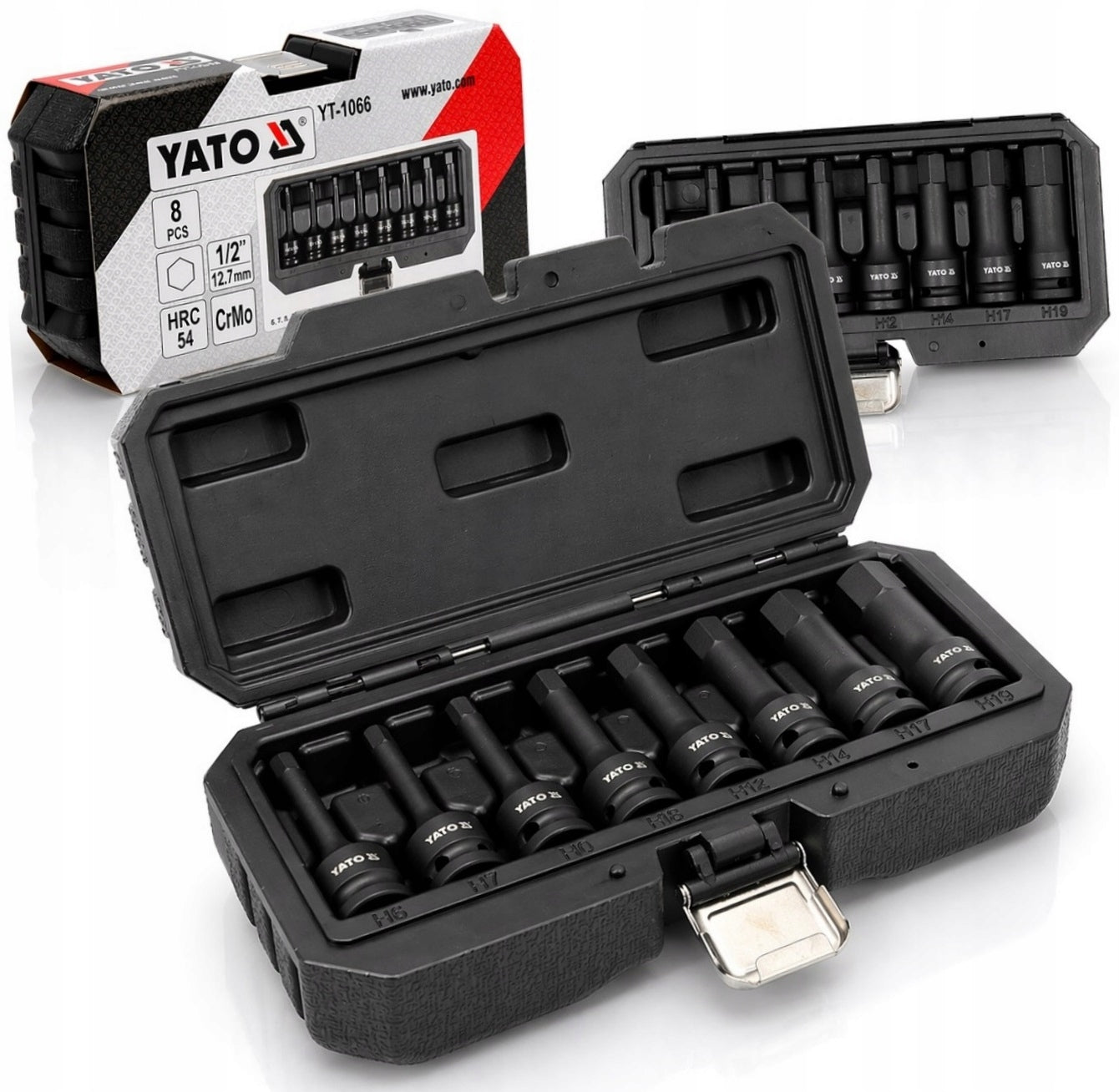 YATO IMPACT ALLEN WRENCHES ALLEN 1/2" HEX 6-19mm 8cz YT-1066