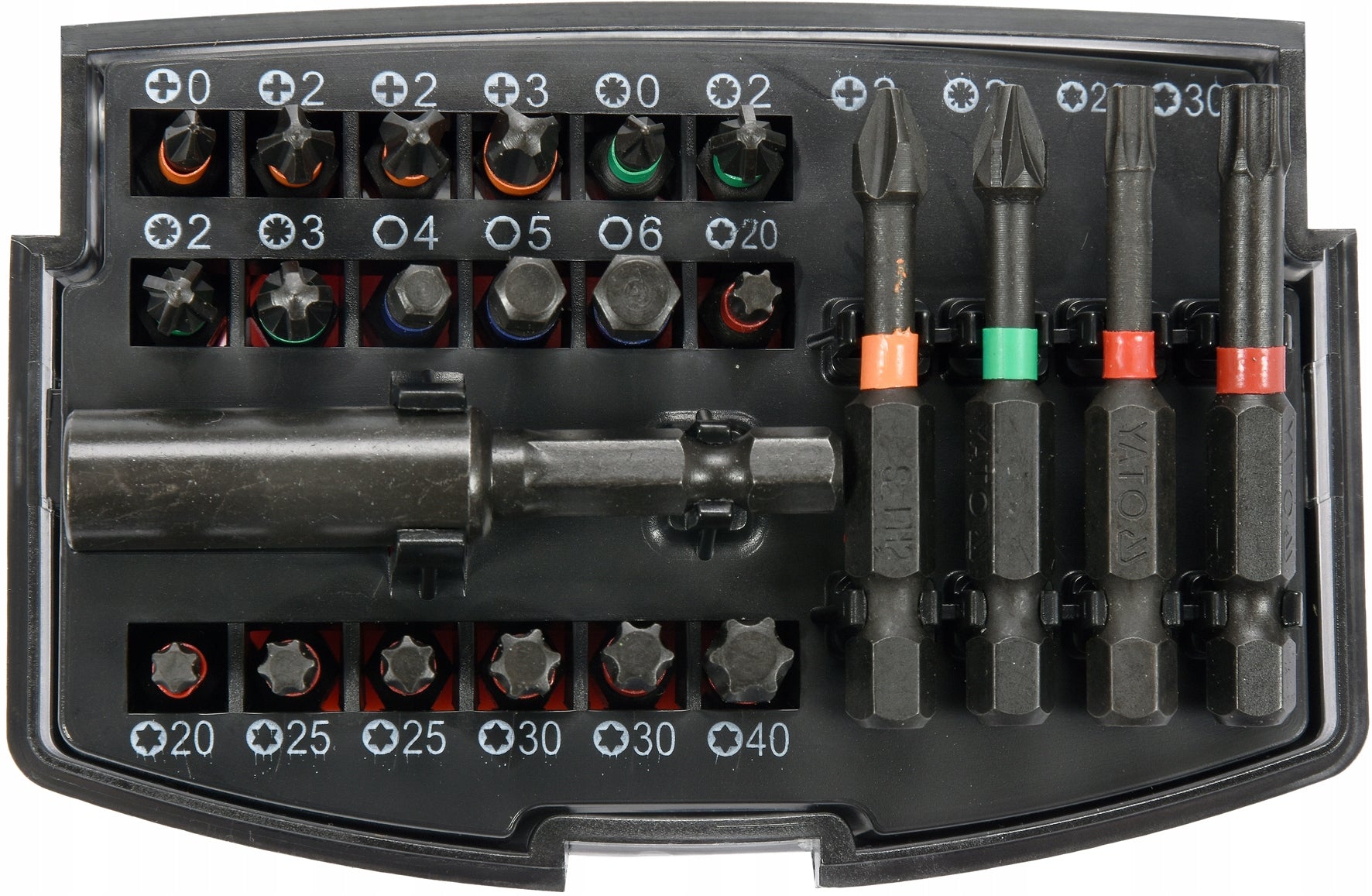YATO IMPACT SCREWDRIVER TIPS 23 PCS Brand Yato