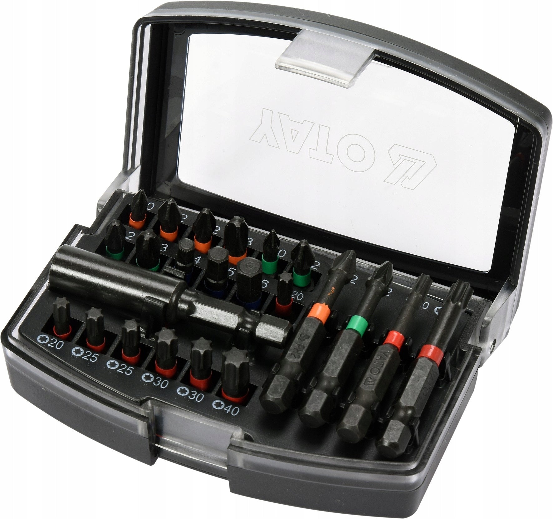YATO IMPACT SCREWDRIVER TIPS 23 PCS Manufacturer code YT-04621