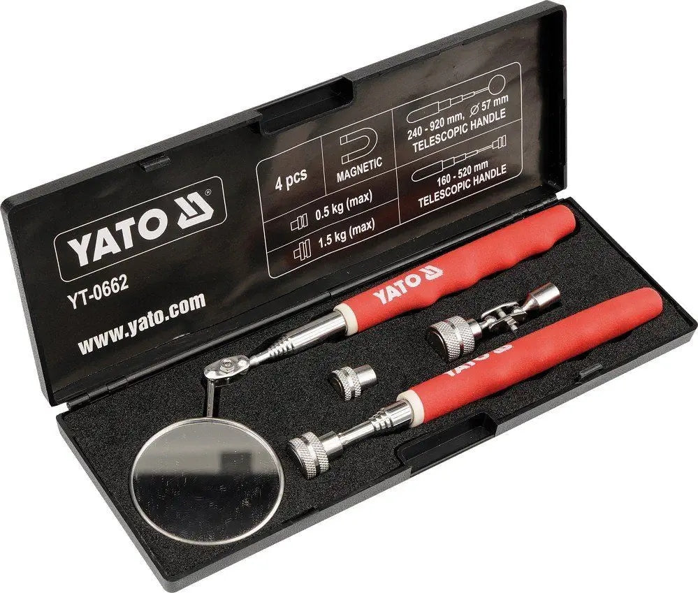 YATO INSPECTION SET MIRROR + GRIPPER Batteries included no