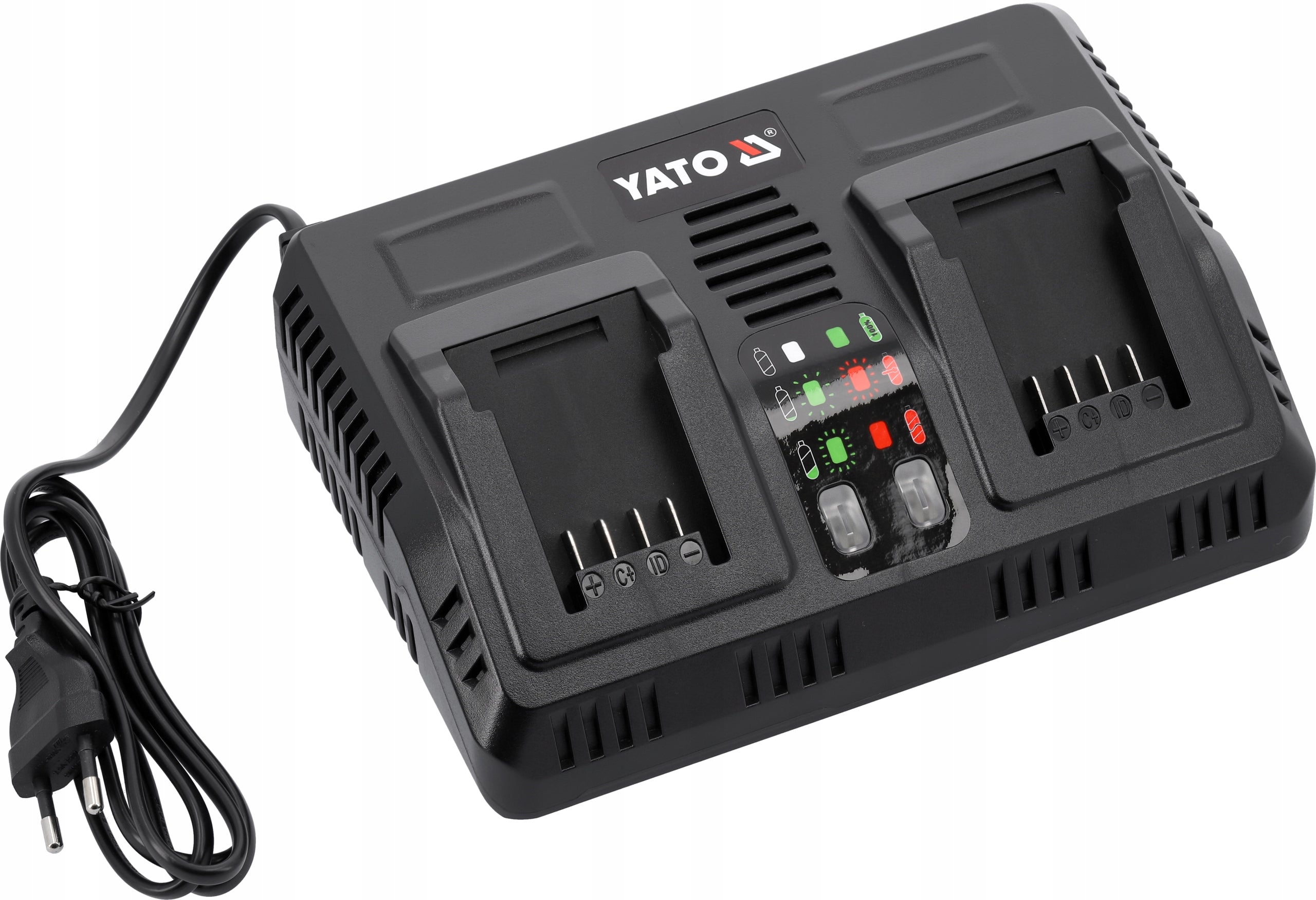 YATO INTELLIGENT DOUBLE CHARGER WITH COOLING SYSTEM FOR 18V SYSTEM Brand Yato