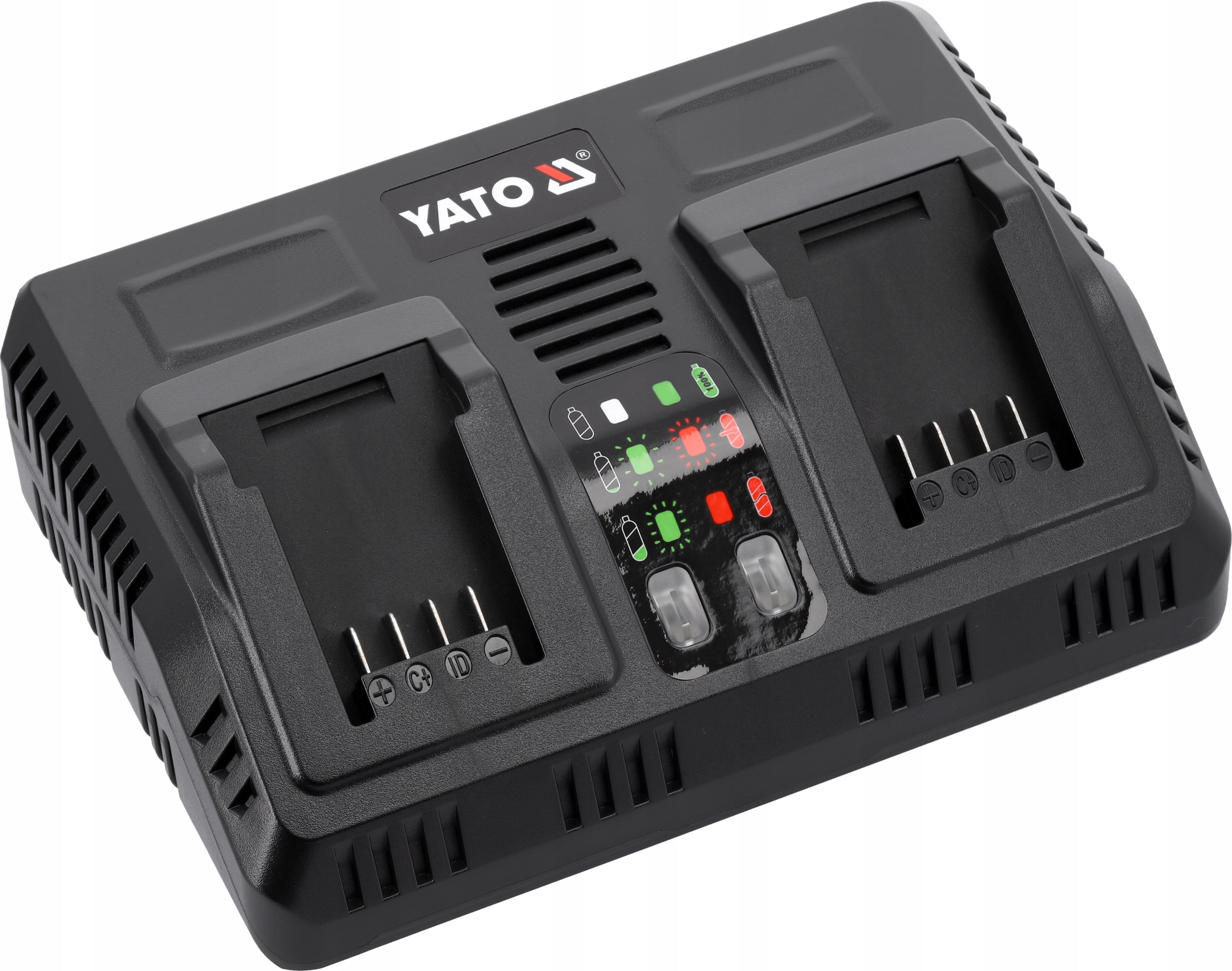 YATO INTELLIGENT DOUBLE CHARGER WITH COOLING SYSTEM FOR 18V SYSTEM Manufacturer code YATO_YT-828501