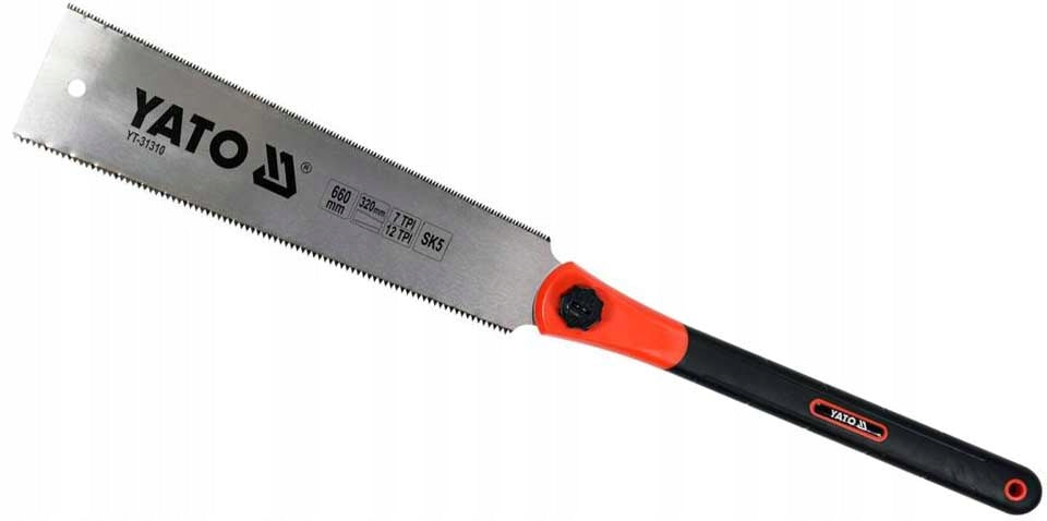 YATO JAPANESE DOUBLE-SIDED SAW RYOBA 7/12 TPI BLADE LENGTH 320mm 660mm Brand Yato