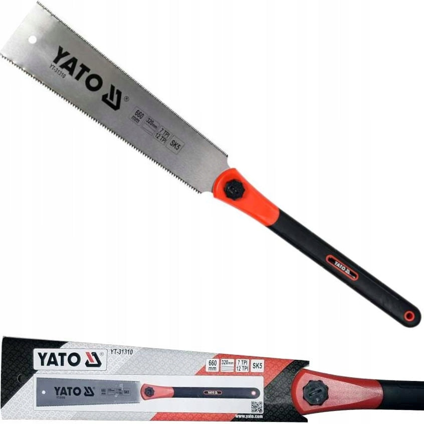 YATO JAPANESE DOUBLE-SIDED SAW RYOBA 7/12 TPI BLADE LENGTH 320mm 660mm