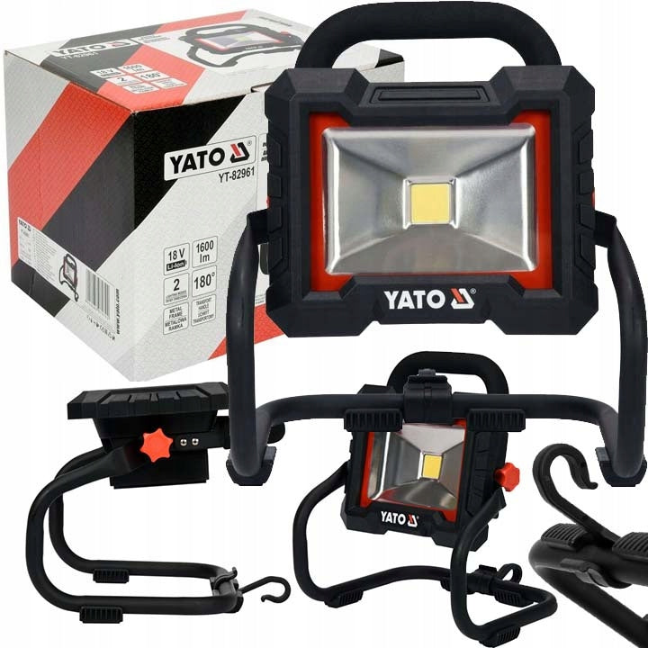 YATO LED FLOODLIGHT BATTERY REFLECTOR 18V 1600LM 20W