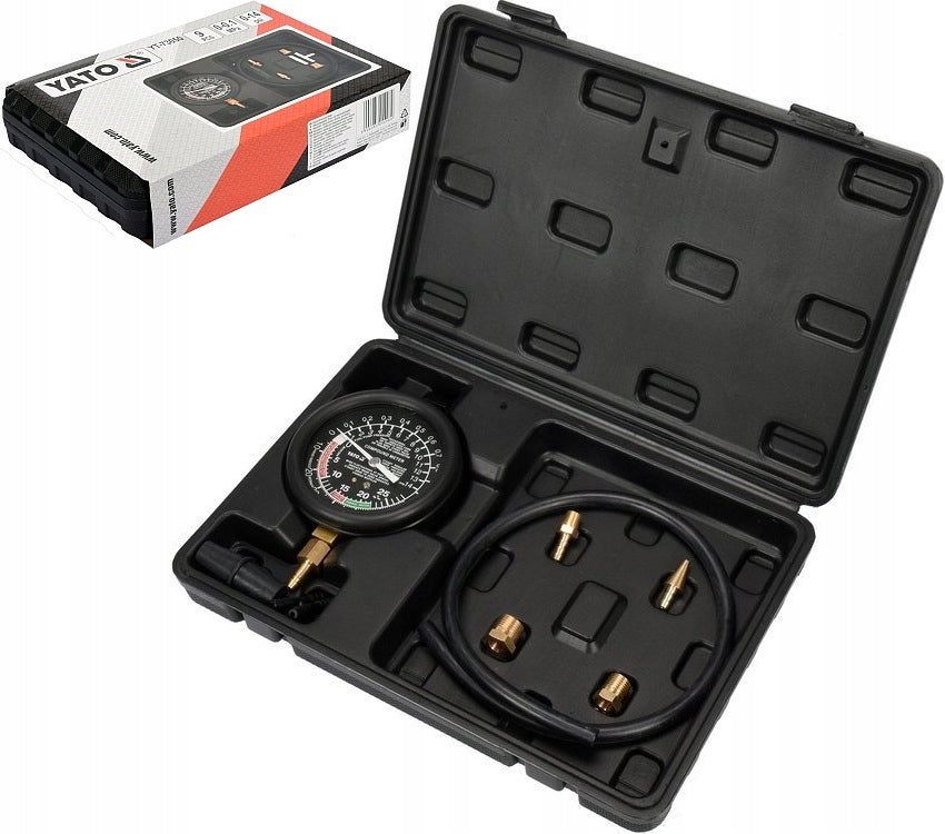 YATO METER TESTER FOR VACUUM PRESSURE MEASUREMENT VACUOMETER 9 PIECES
