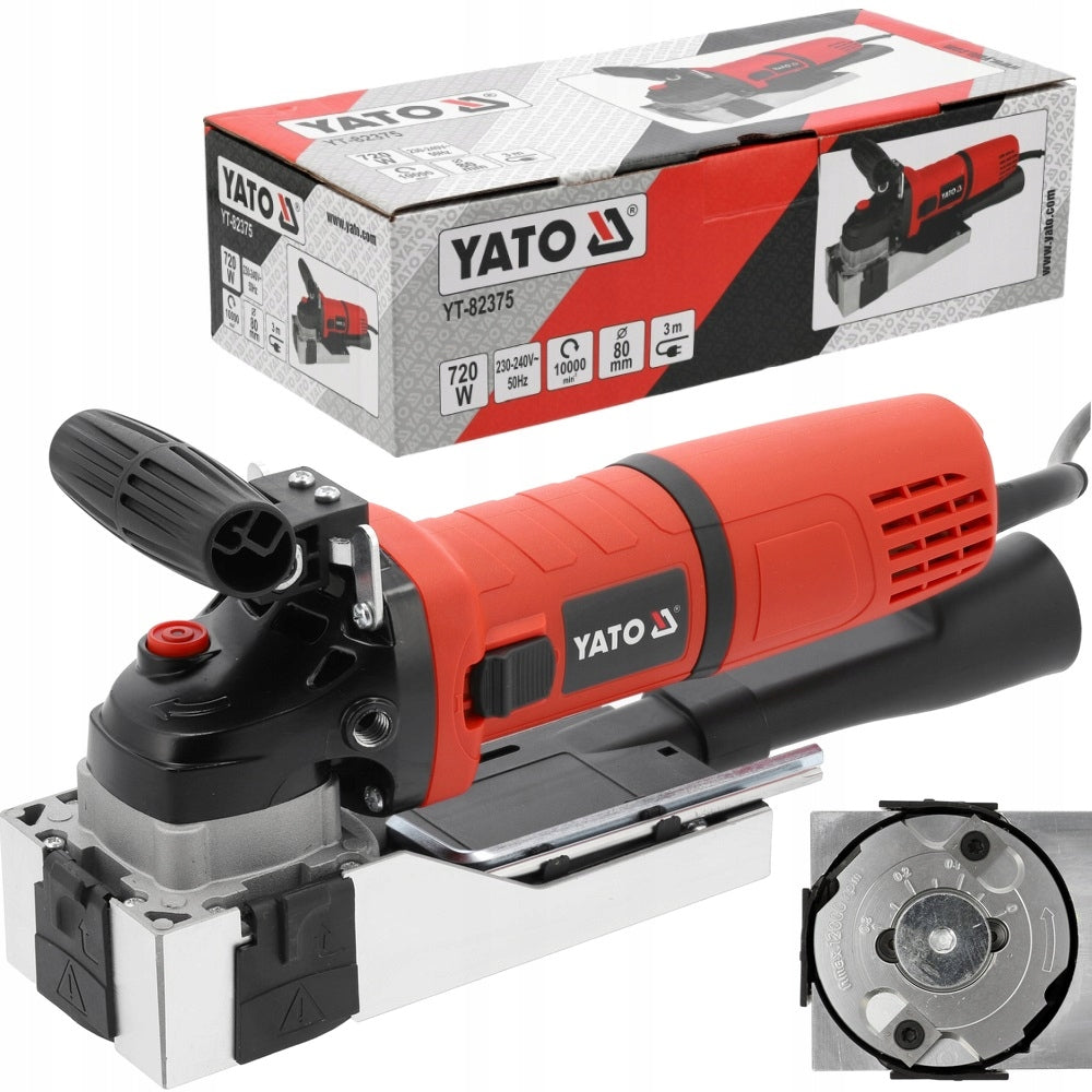 YATO MILLING MACHINE PAINT REMOVAL GRINDER 80mm 720W Manufacturer code YT-82375