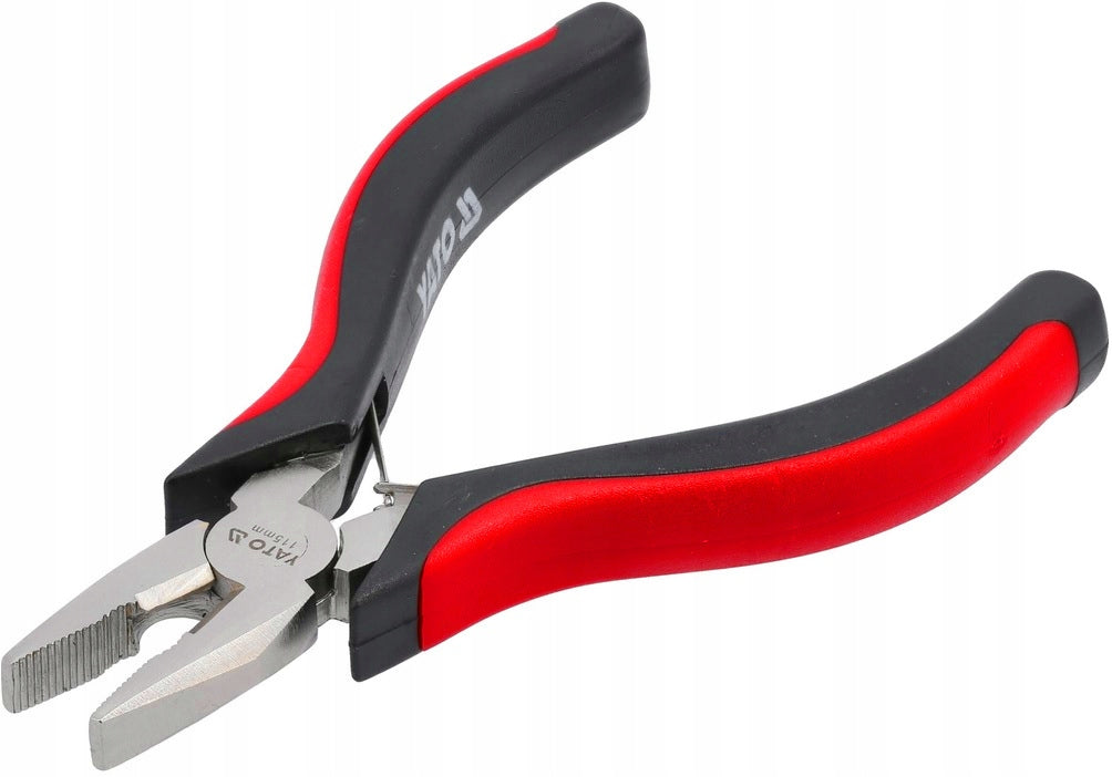 YATO MINI PRECISION PLIERS CUTTING PLIERS BENT 115MM SET OF 7 PIECES Manufacturer code YT-A00065