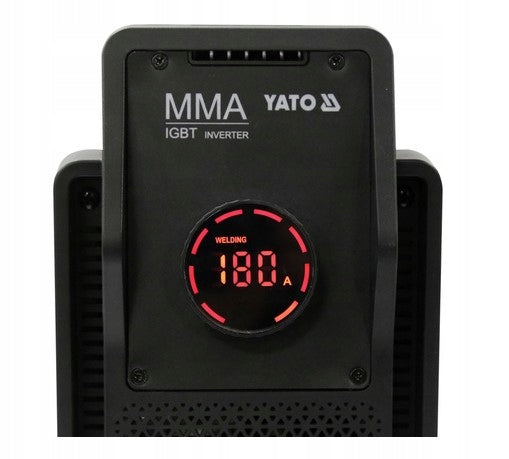 YATO MMA TIG 180A LCD HOT START ANTI STICK ARC FORCE INVERTER WELDING MACHINE Maximum electrode diameter 4 mm