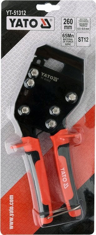 YATO PLIERS FOR JOINING PROFILES L-260 MM Brand Yato
