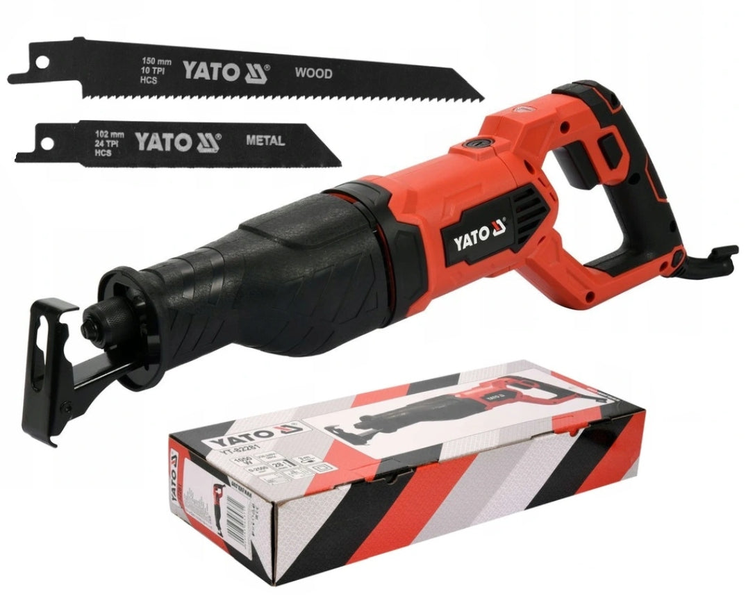 YATO RECIPROCATING SAW FOX TAIL FOX 230V 1050W +2 SAW BLADES YT-82281 Brand Yato