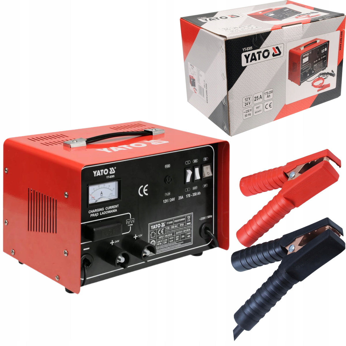 YATO - RECTIFIER WITH CHARGING SUPPORT 12/24V