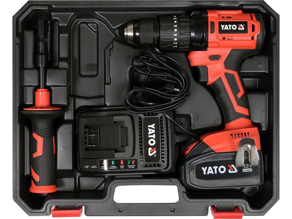 YATO SCREWDRIVER STROKE 18V BEZSZ 3AH ORDER YT-82790 Additional information Screw-In Depth Limiter backlit torque adjustment impact transportation box included