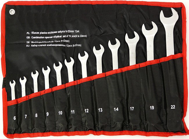 YATO SET 56el SOCKET WRENCHES YT-14501 + FLAT-EYE 6-22mm 12 PCS Brand no brand