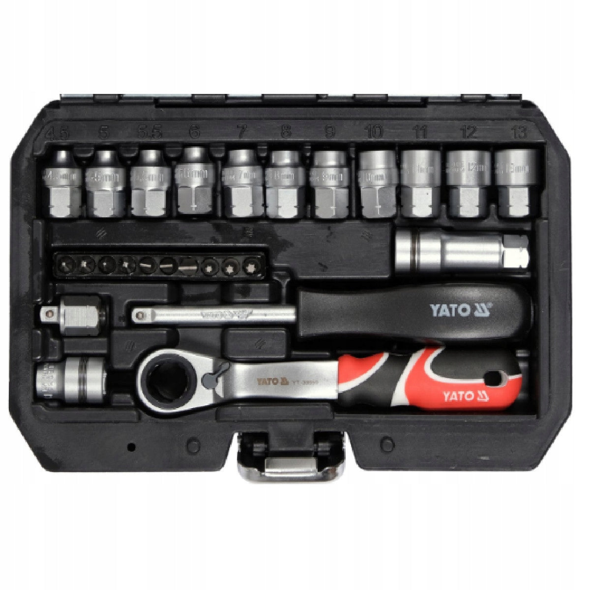 YATO SET OF 1/4" SPLINE SOCKETS" Brand Yato