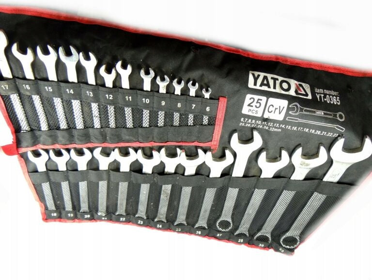 YATO SET OF 6-32MM SPANNER WRENCHES Brand Yato