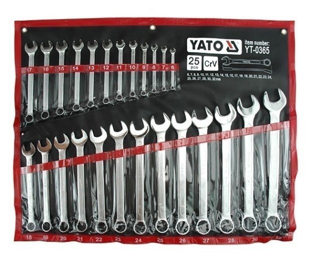 YATO SET OF 6-32MM SPANNER WRENCHES