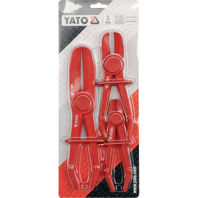 YATO SET OF CLAMPS FOR WIRES WITH LIQUID 3 Product weight with unit packaging 0.338 kg
