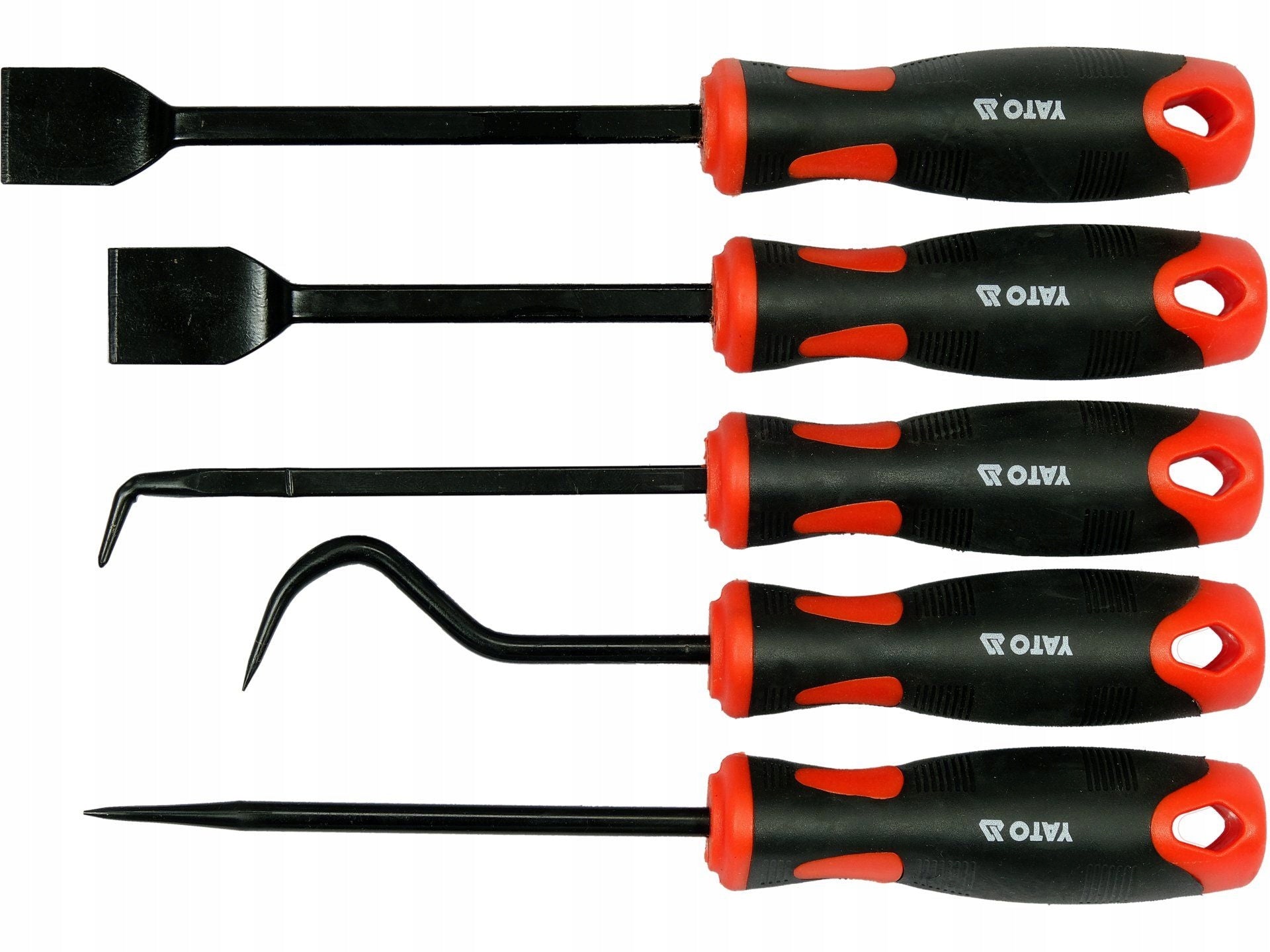 YATO SET OF HOOKS AND SCRAPERS WITH HANDLE 5