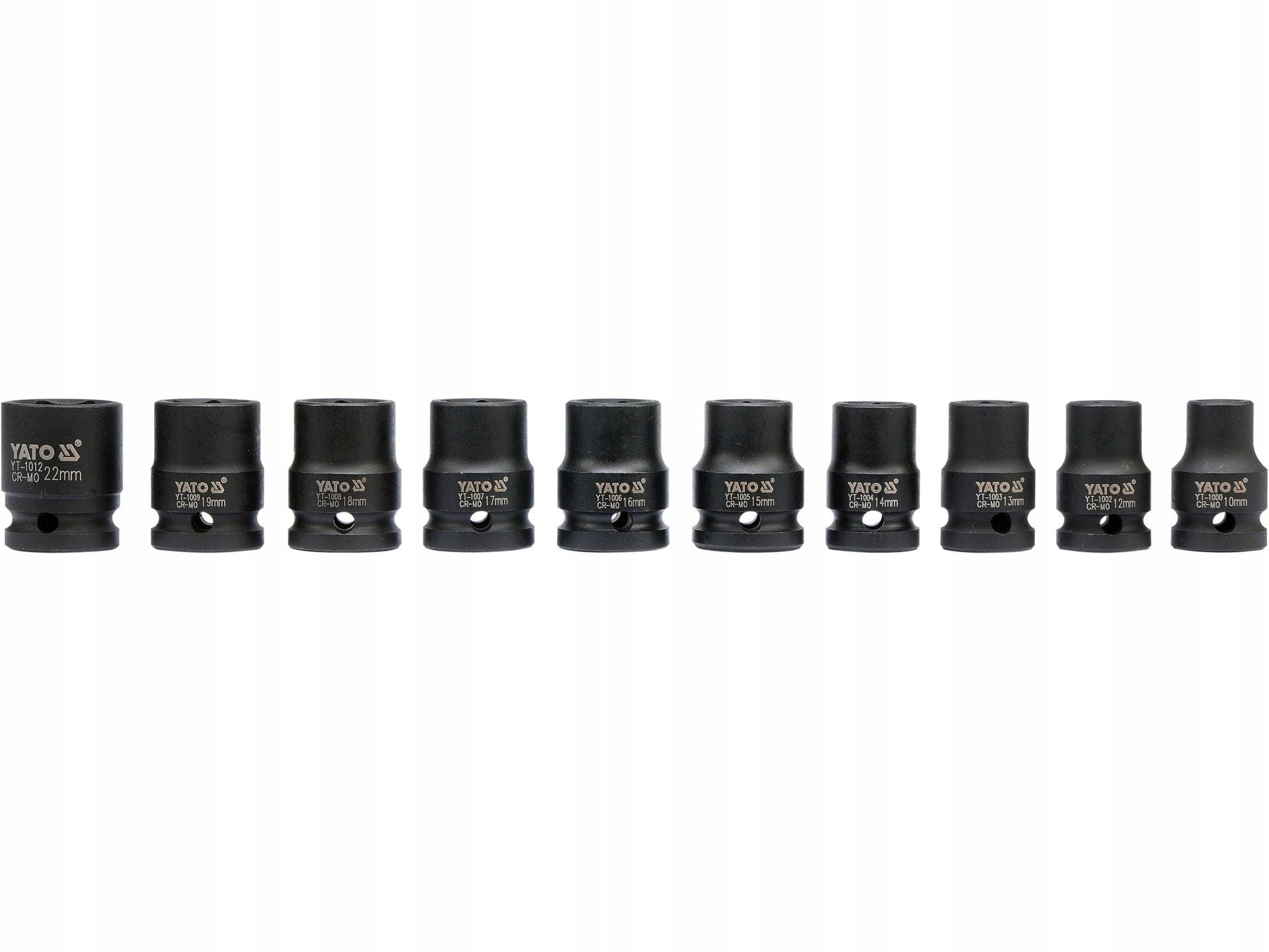 YATO SET OF IMPACT SOCKETS SHORT 10PCS.